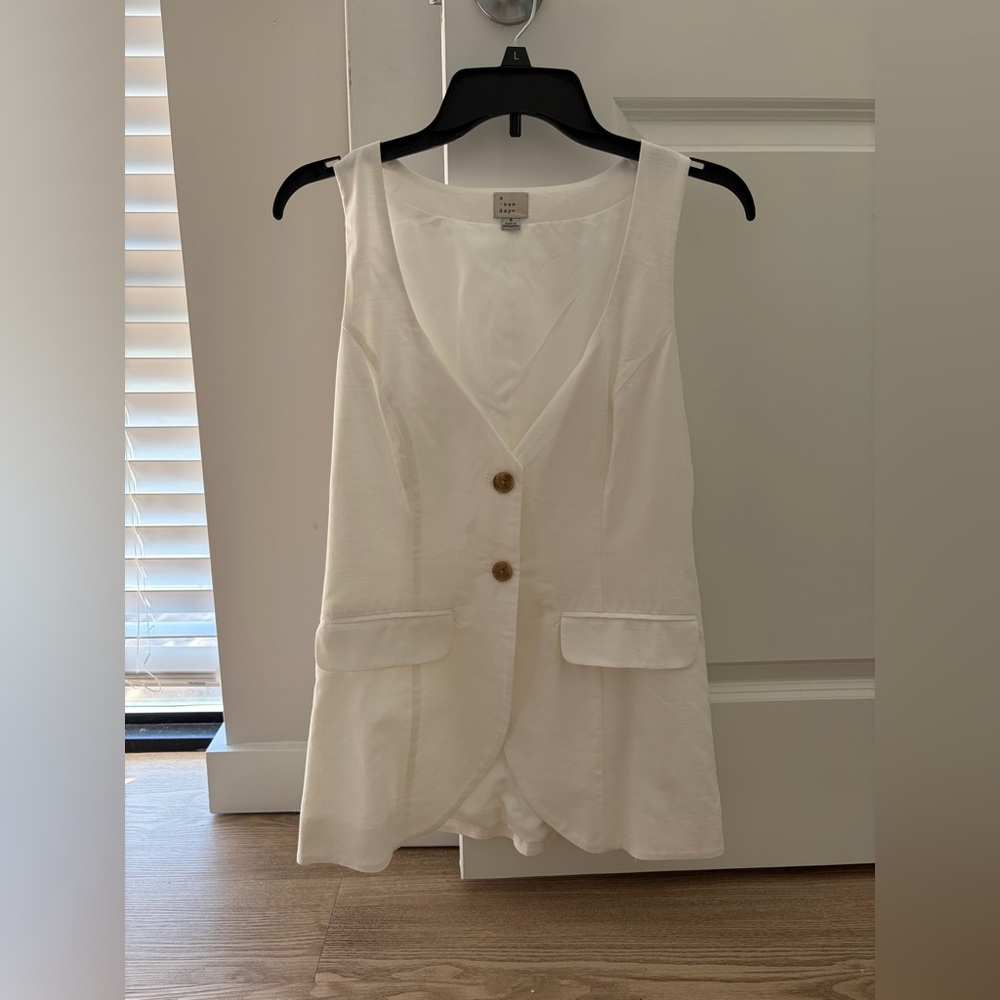 a new day White Button Down Shirt